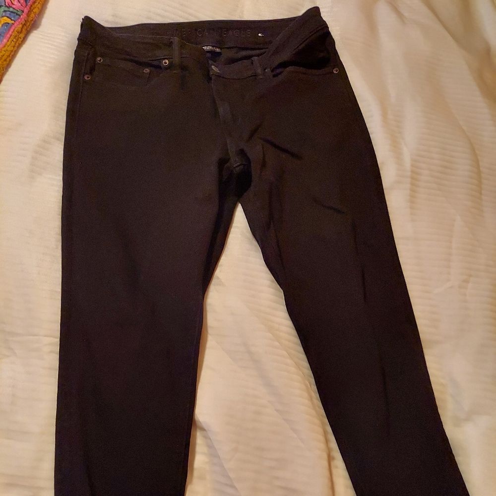 American Eagle Men's Black Jeans